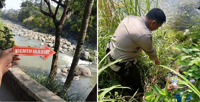 Jasad Bayi Ditemukan di Tepi Sungai Ciliwung 
