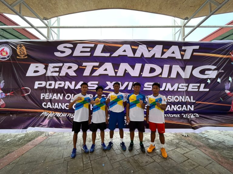 Tim Tenis Beregu Putra Ditargetkan Masuk Final Popnas 2023