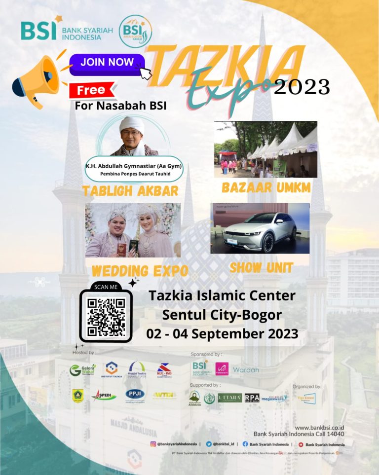 Bank Syariah Indonesia Hadir di Tazkia Expo 2023, Catat Tanggalnya!