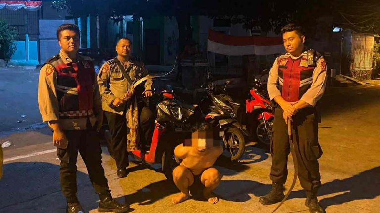 Gangster di Bogor Berhasil Ditangkap Polisi di Jalan Kaum Sari
