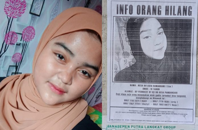 Gadis ciawi Bogor hilang