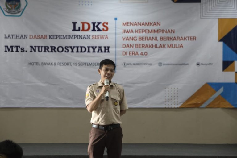 MTS Nurrosyidiyah Gelar Latihan Dasar Kepemimpinan Siswa