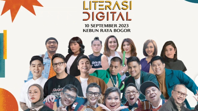 Festival Literasi Digital 2023, Kebun Raya Bogor Bertabur Musisi Top Pekan Ini