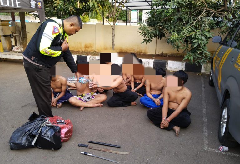 Polresta Bogor Kota Gagalkan Tawuran di Kedung Badak, 10 Remaja Diamankan