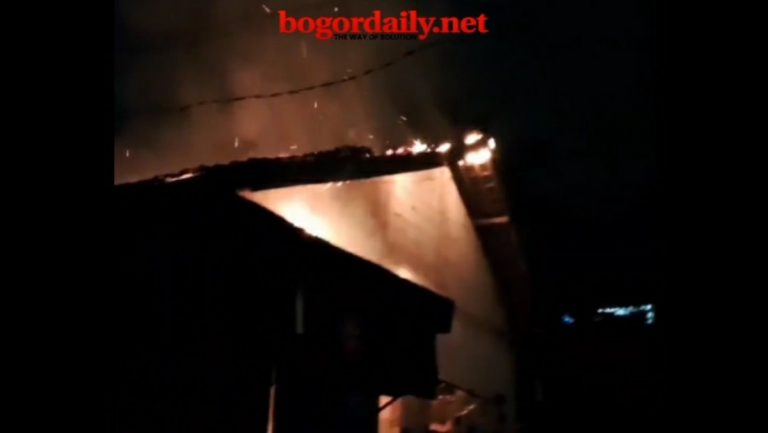 Kebakaran di Desa Bojong Koneng Bogor, Satu Rumah Ludes
