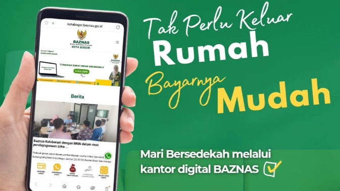 Tunaikan Zakat-Infaq Mudah Melalui Smartphone di BAZNAS Kota Bogor, Cek!
