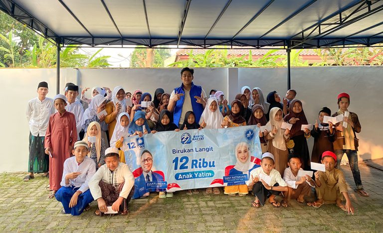 Tokoh Muda Kota Bogor Razka Aira Soegiarto Berbagi dengan Anak Yatim