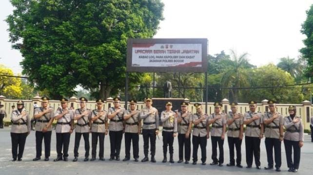 Sertijab di Polres Bogor, Ini Daftar Kapolsek yang Dirotasi