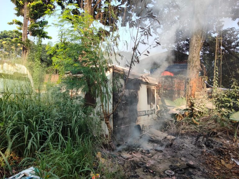 Mobil Bekas Puskesmas Keliling Milik Dinkes Kota Bogor Terbakar