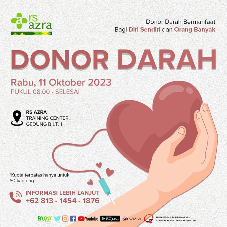 RS Azra Bogor Donor Darah, Beri Harapan Kepada yang Membutuhkan