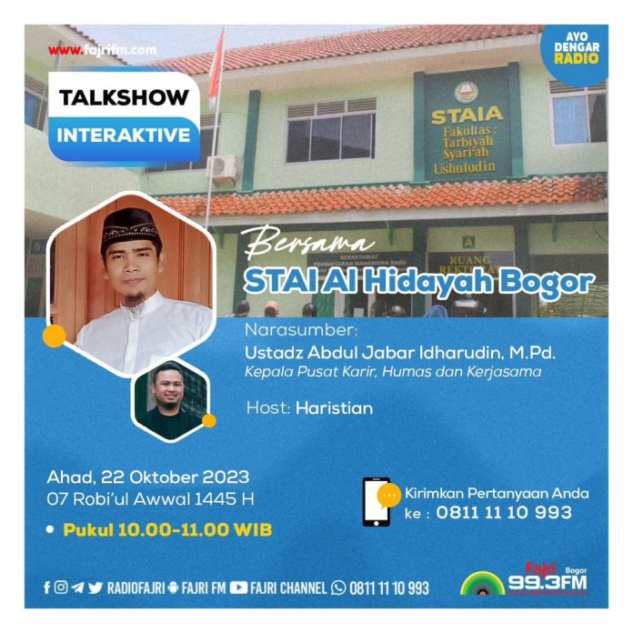Talkshow STAI Al-Hidayah Bogor