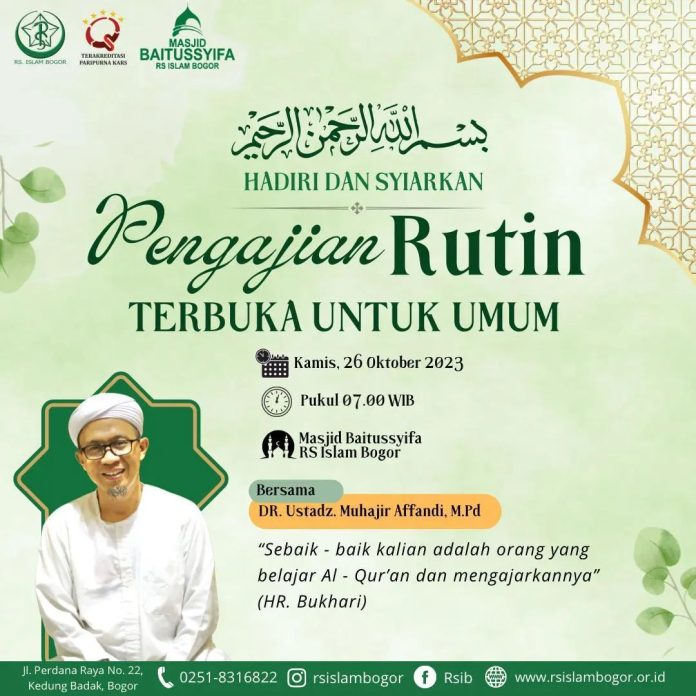 pengajian RS Islam Bogor