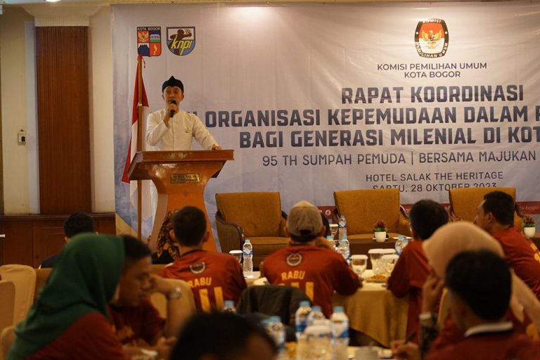 KPU Kota Bogor Sasar Partisipasi Pemilih Pemula lewat Rakor Pendidikan Politik