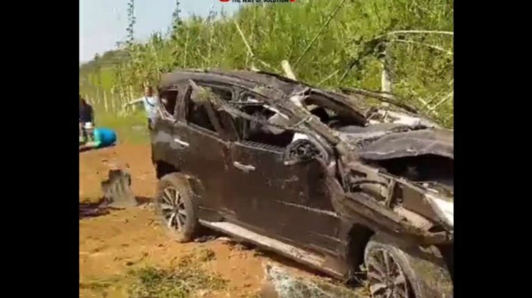 Kecelakaan Tragis di Tol Bocimi Cigombong, Mobil MPV Terjun ke Perkebunan