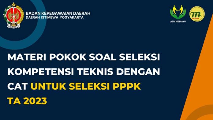 Materi Pokok Soal Seleksi Kompetensi Teknis Pppk 2023 dan Contoh Soal