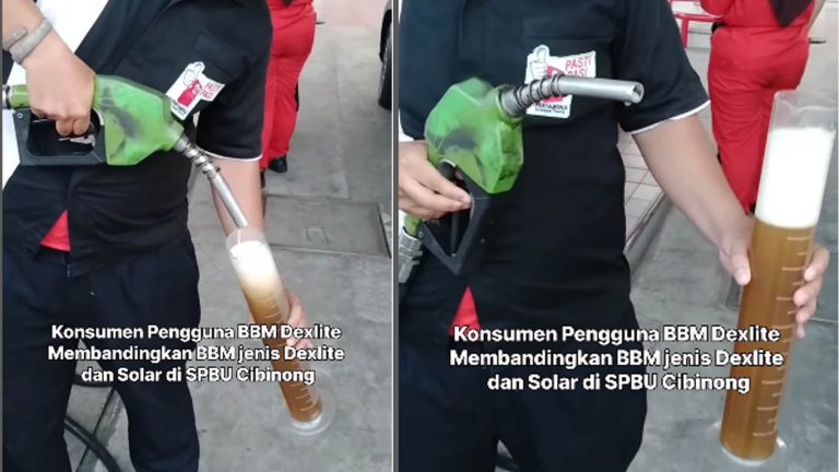 Kisah Pengendara Beli Dexlite Dapat Solar di SPBU di Bogor Viral