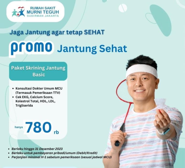 Promo Jantung Sehat di RS Murni Teguh Sudirman Jakarta: Skrining Jantung Basic Hanya Rp780 Ribu