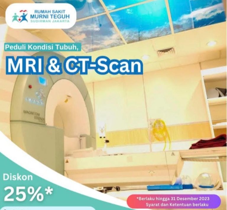 RS Murni Teguh Sudirman Jakarta Hospital Beri Diskon untuk Pemeriksaan MRI dan CT Scan
