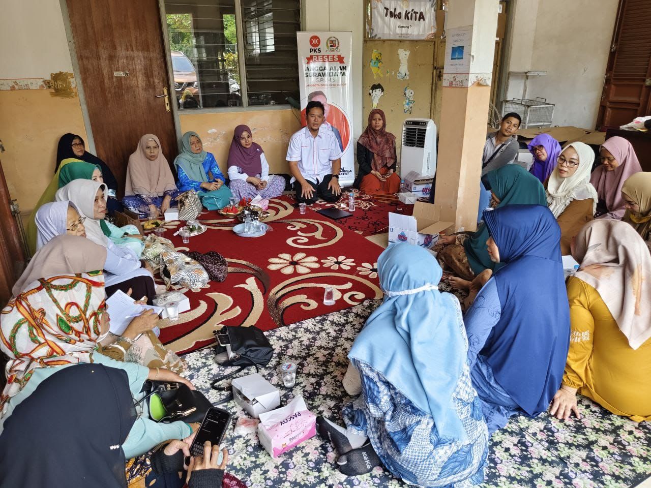 Anggota Fraksi PKS DPRD Kota Bogor Angga Alan melaksanakan masa reses di wilayah Kecamatan Bogor Barat. (Foto: Istimewa)