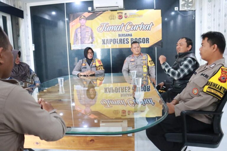 Jum’at Curhat Polres Bogor, Warga Cilebut Timur Adukan Aksi Tawuran Pelajar