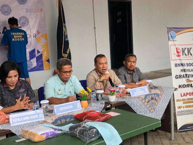 Ungkap Kasus Peredaran Narkoba, Pemkab Apresiasi BNNK Bogor 