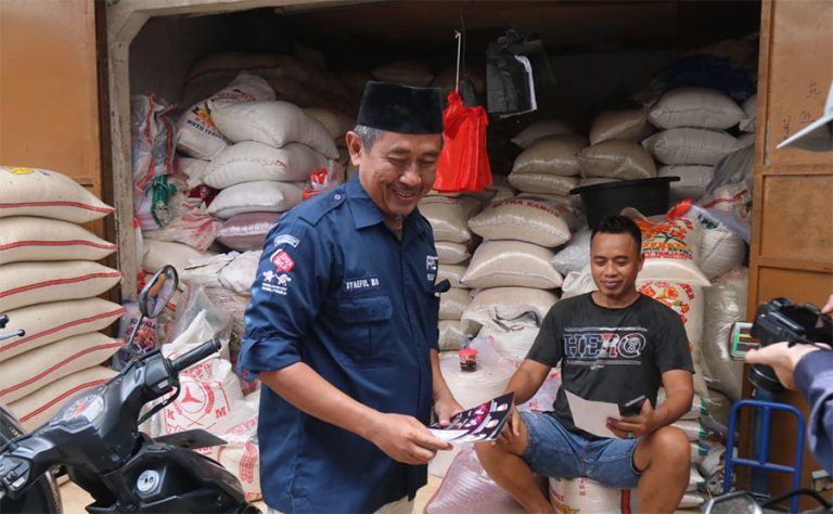 KPU Kabupaten Bogor Sosialisasikan Pemilu 2024 ke Pasar