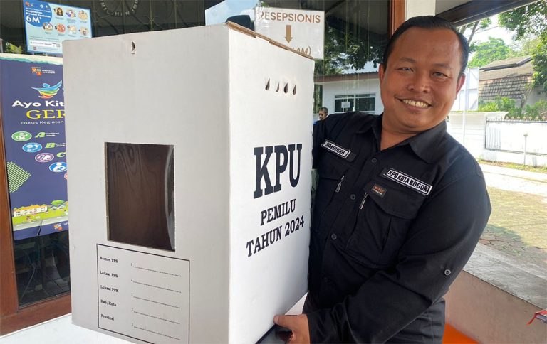 KPU Kota Bogor Terima Logistik Pemilu 2024, Siap Didistribusikan ke TPS