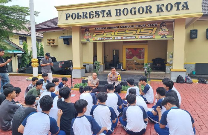 Polresta Bogor Kota pelajar