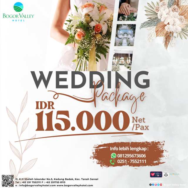 Promo Paket Pernikahan di Bogor Valley Hotel, Cek!
