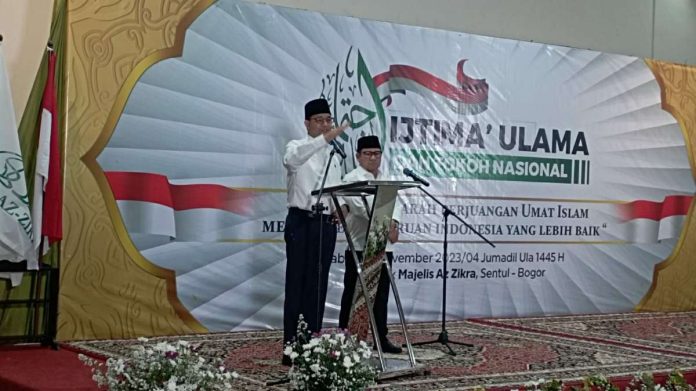 Hasil Ijtima Ulama di Pilpres 2024, Dukung Penuh Capres Anies-Muhaimin!