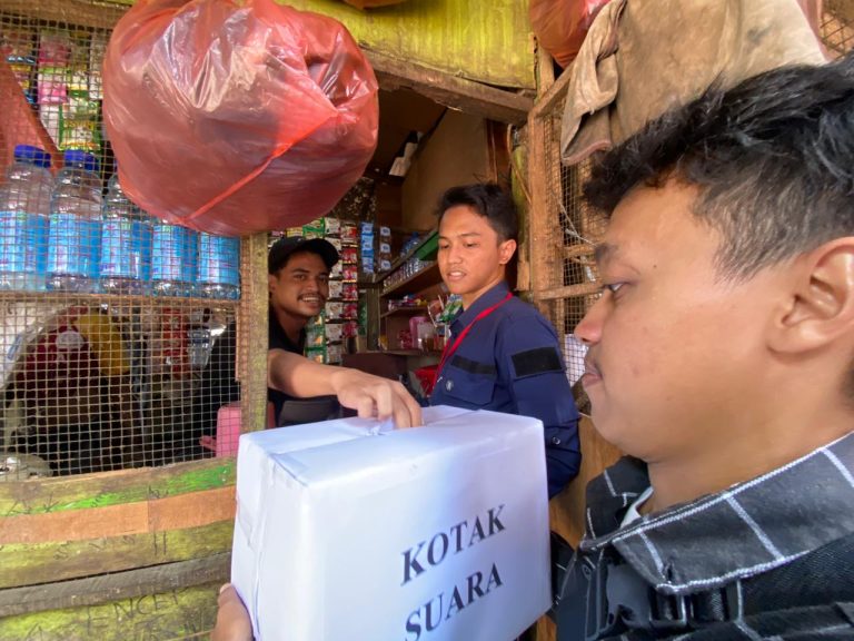 Simulasi Pilpres 2024 Bogordaily di Pasar TU Bogor: Prabowo Menang