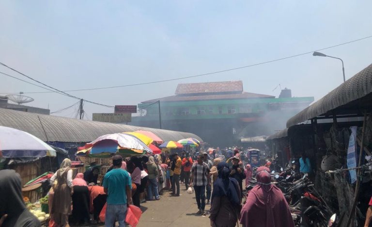 Perumda Pasar Tohaga Susun Tata Letak Kios Pedagang Terdampak Kebakaran Pasar Leuwiliang