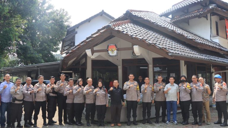 Jaga Kondusifitas, KPU dan Bawaslu Kota Bogor Apresiasi TNI Polri