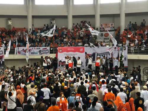 Kampanye Perdana di Kabupaten Bogor, Capres Anies Baswedan Gelar Simulasi