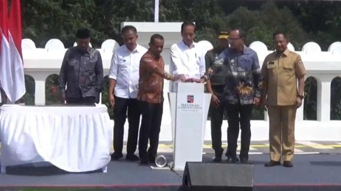 Diresmikan Jokowi, Jembatan Otista Bogor Dibuka