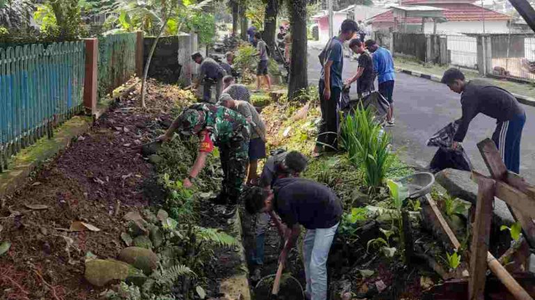 Koramil Bogor Timur 0603 Kerjabakti di Kelurahan Baranangsiang