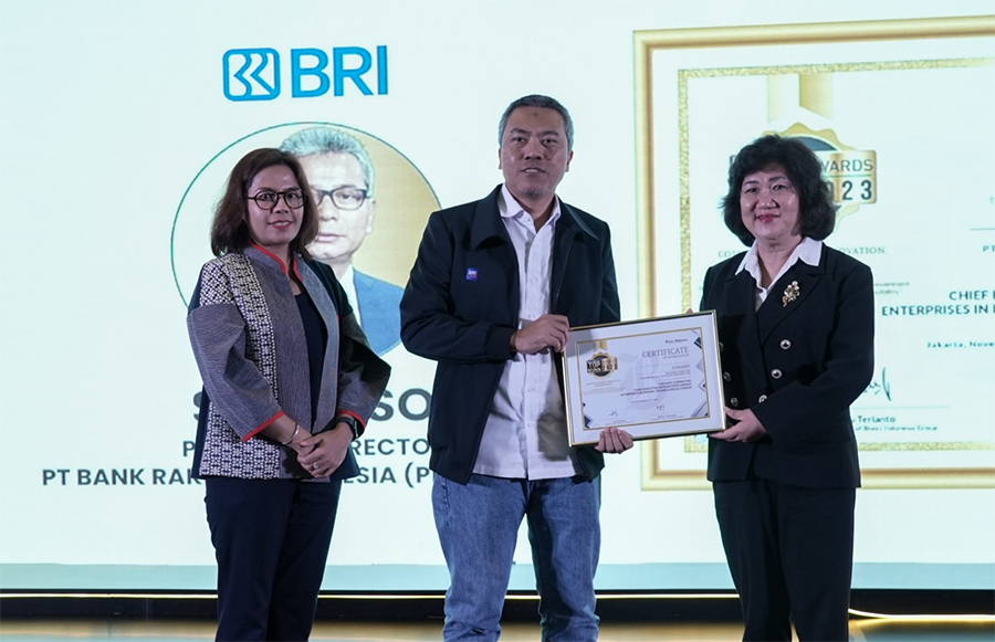 BRI dinobatkan menjadi BUMN terbaik dan berhasil memboyong tiga penghargaan TOP BUMN Award. (Foto: Dok. BRI)