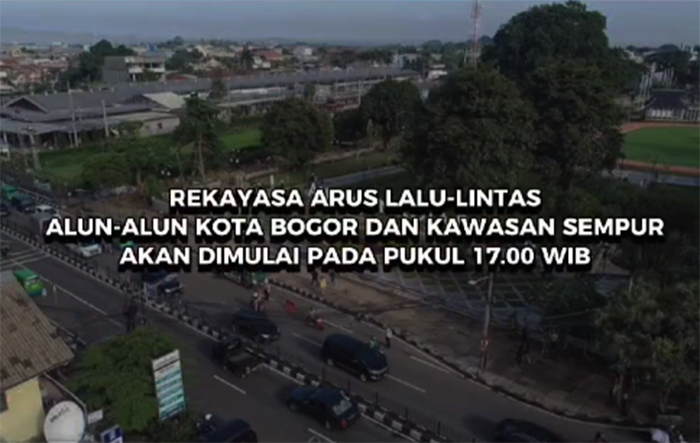 Rekayasa Lalu Lintas di Kota Bogor pada Malam Tahun Baru, Jalur ke Alun-Alun Dialihkan