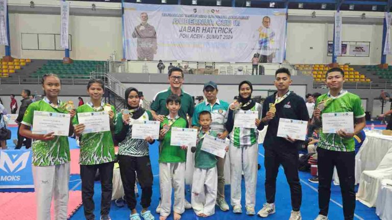 Taekwondo Kabupaten Bogor Boyong 12 Emas Piala Gubernur Jabar 2023