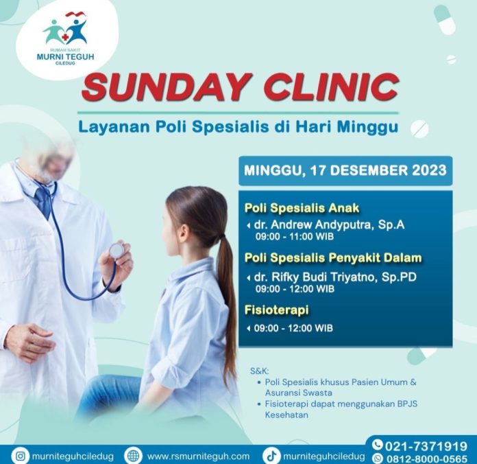 Sunday Clinic RS Murni Teguh Ciledug