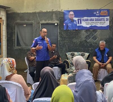 Sapa Warga, Caleg DPRD Kota Bogor Fajari Aria Sampaikan Program