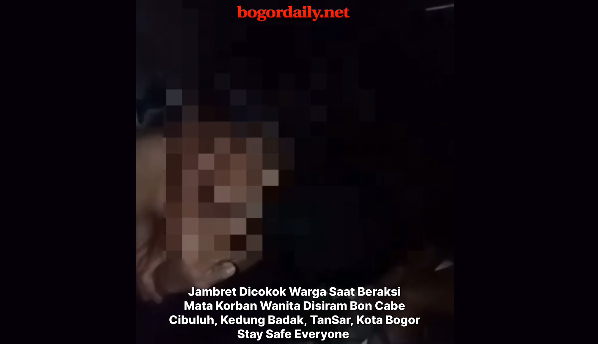 Siram Wajah Korban dengan Bubuk Cabai, Jambret di Kedung Badak Bogor Ditangkap
