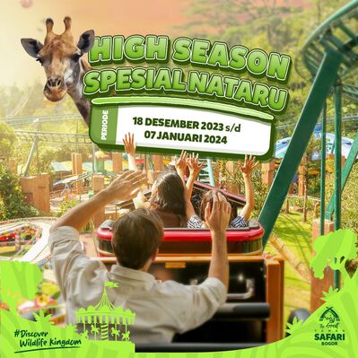 Promo Tiket Masuk Taman Safari Bogor Spesial Natal dan Tahun Baru 2024
