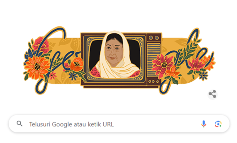 Aminah Cendrakasih Pemeran Mak Nyak Jadi Google Doodle Hari Ini
