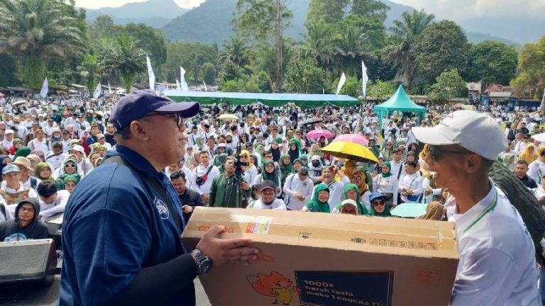 BSI Meriahkan Hari Amal Bakti Kemenag Kabupaten Bogor ke-78 di Gunung Mas Puncak