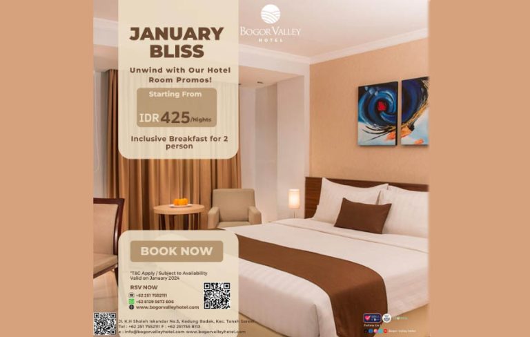 Bogor Valley Hotel Promo Januari 2024, Cek Infonya di Sini