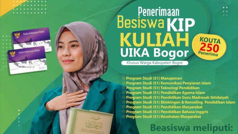 UIKA Buka Program Beasiswa KIP Bagi Warga Kabupaten Bogor