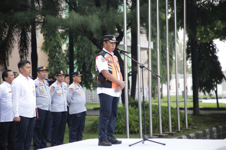 Perkuat Pasukan Pengamanan Pemilu 2024, Pj. Bupati Bogor Lakukan Apel Bersama Ratusan Jajaran Dishub Kabupaten Bogor