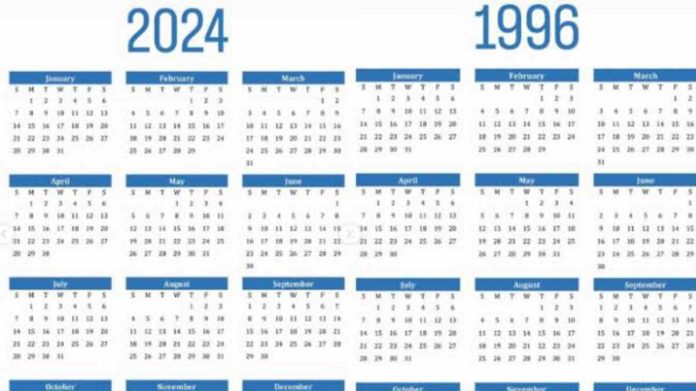 Kalender 1996 Sama Dengan 2024, Kok Bisa? Begini Penjelasannya!