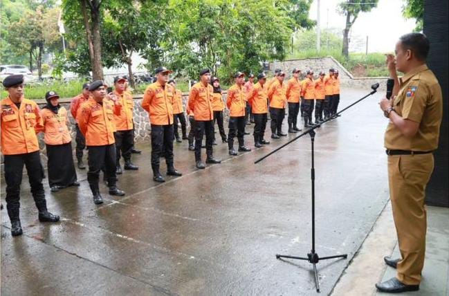 BPBD Kota Bogor Siagakan Personel di TPS Rawan Bencana